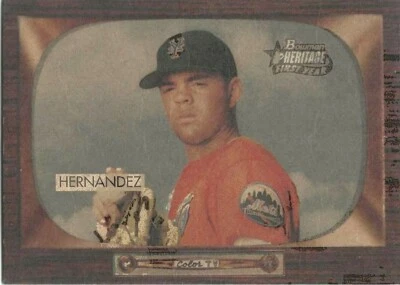 GABY HERNANDEZ 2004 Bowman Heritage Mahogany #213 SERIAL #11/25 New York Mets  - Image 1 of 2