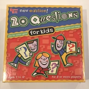 NEW 20 Questions For Kids Board Game University Games (2003) - Picture 1 of 6