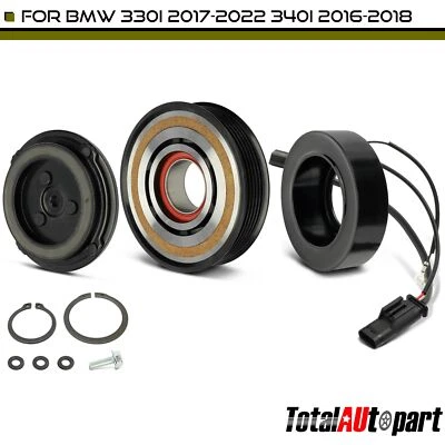 A/C Compressor Clutch Kit for BMW 230i 2017-2021 330i 430i 440i M2 M240i X3 Mini - Image 1 of 4