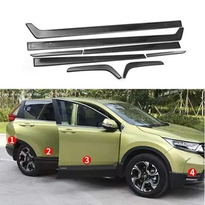8Pcs Fits for Honda CRV CR-V 2017-2022 Door Side Sill Molding Trims Guard Cover - Picture 1 of 6