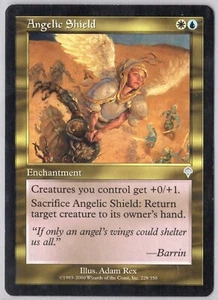 1x Angelic Shield - Invasion - Light Play - Foto 1 di 1