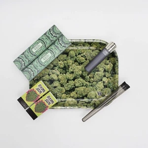 Buds Rolling Tray Set - Knolle Mischeschale/Unterlage/Drehtablett Kifferbox - Bild 1 von 2