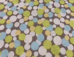 Scribbles Polka Dot Fabric By Windham Fabrics Yellow White Lime Green Blue 1+Yds - Picture 1 of 17