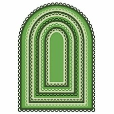 Heartfelt Creations Spellbinders Die ~ EYELET FRAME GATEWAY ~ HCD2-7340