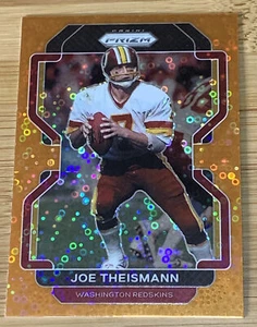 Tarjeta de fútbol americano Panini Prizm 2021 Orange Disco Prizm #185 Joe Theismann Washington - Imagen 1 de 7