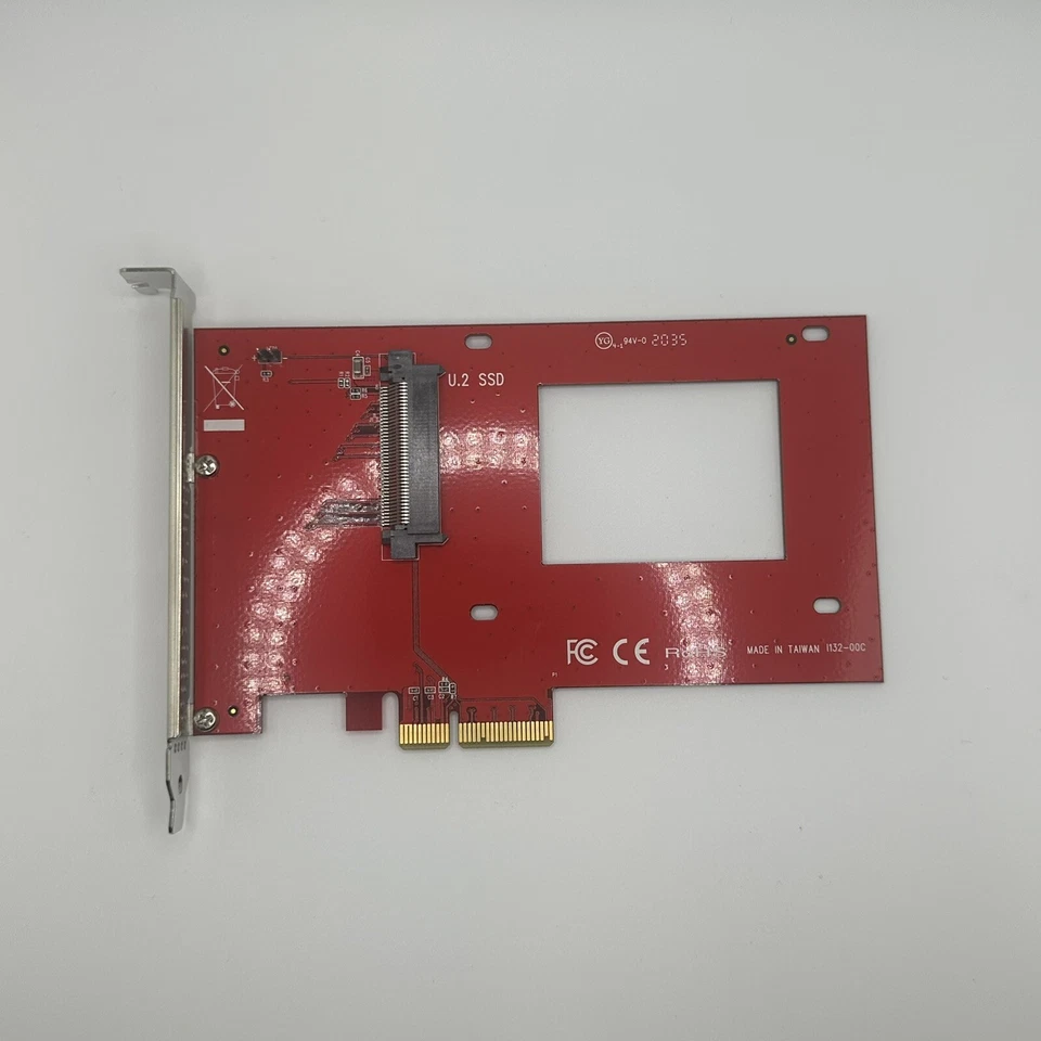 StarTech PEX4SFF8639 U.2 to PCIe 4.0 PCI-E X4 Adapter Card SATA 2.5" SSD - Image 1 of 1