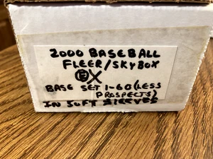 2000 Fleer Skybox EX Baseball Card Set #1-60 NM Jeter Bonds Griffey Jr Bagwell - Picture 1 of 2