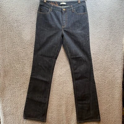 Pantalones de mezclilla para mujer BADGLEY MISCHKA lavado oscuro talla 8 Foto 1 de 4