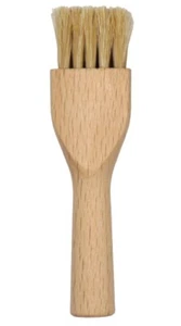 Shoe cream brush w. extra long handle BROWN horsehair SPECIAL - Made in Germany - Picture 1 of 6