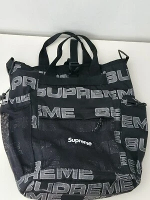 Bolso de Mano FW21 Supreme Utility Negro Nylon Resistente al Agua Foto 1 de 4