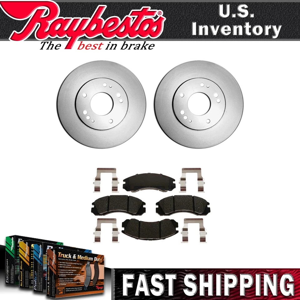 Rotores de freno delanteros y pastillas de freno de cerámica para Mitsubishi Galant 1999-2000 Foto 1 de 4