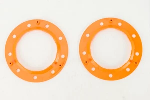 original Thunder Tiger BEAD-LOCK Rim Rings 1:8 red (2) PD8323 GTT^ - Picture 1 of 2