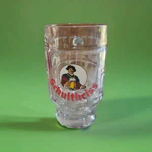 German Schultheiss BEER Mug World Class Beer Stein  Glass Bar Wear Nice Gift - Picture 1 of 6