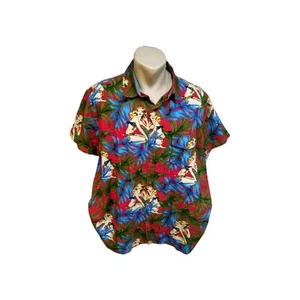 Joe Browns Camisa Hombre Talla 2XL Rojo Verde Azul Multicolor, Playa - Imagen 1 de 13