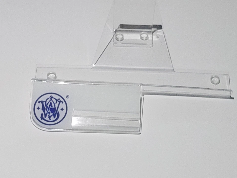 Smith And Wesson Clear Acrylic Pistol Display Holder Brand New - Image 1 of 2
