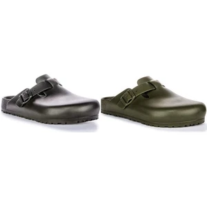Birkenstock Boston Eva Beach Rubber Sandal Unisex Sandal Black 7- 12 - Picture 1 of 13