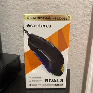 SteelSeries Wired Gaming Mouse Rival 3 NEW SEALED - Picture 1 of 3