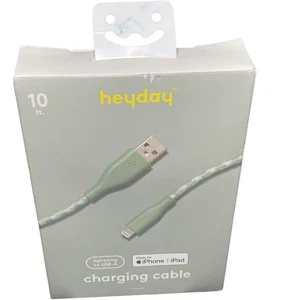 Cable USB-A a iPhone 10 pies Lightning MFi trenzado Evergreen Heyday certificado MFi - Imagen 1 de 7
