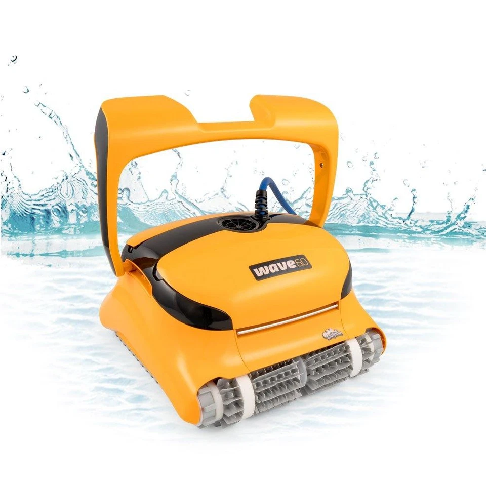 The Dolphin Wave 60 Commercial Robotic Pool Cleaner with Caddy 99991060-US