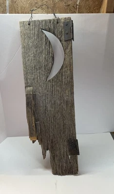 "Decoración de pared de puerta de casa de campo hecha a mano vintage 30""X9,5"" madera de granero recuperada" Foto 1 de 4