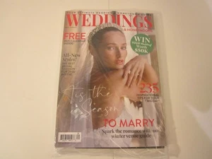 WEDDINGS & HONEYMOONS MAGAZINE #29 BONUS 2025 CALENDAR NEW SEALED - Picture 1 of 2