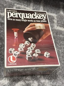 Gioco di parole vintage 1975 Perquackey dinamica tempo libero lago nuovo sigillato - Foto 1 di 6