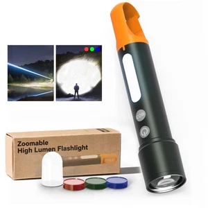 Flashlights High Lumens Rechargeable,9 Modes, 20000 Lumen,Zoomable Powerful T... - Bild 1 von 9