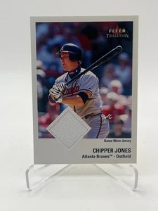 Camiseta Fleer Tradition Chipper Jones GW 2003 Hof Braves - Imagen 1 de 1