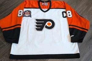 RARE VINTAGE ERIC LINDROS NIKE PHILADELPHIA FLYERS 1997 STANLEY CUP JERSEY XXL - Picture 1 of 4