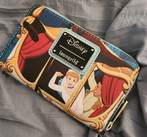 Disney Cinderella Loungefly Powder Blue Wallet - Picture 1 of 8