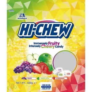 Hi-Chew verschiedene Kaubonbons Mix fruchtige Aromen doppellagig Bonbons Packung 500g - Bild 1 von 3