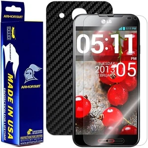 ArmorSuit MilitaryShield LG Optimus G Pro Screen Protector + Black Carbon Fiber - Picture 1 of 6