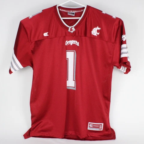 Washington State Cougars Mens XL Football Jersey Chest 54 inches Colosseum WAZZU Cover