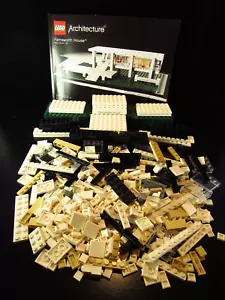 Lego Kit Architecture Farnsworth House Illinois Complete w Instructions No Box - Picture 1 of 7