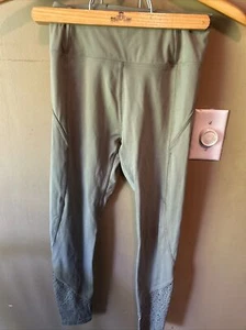 Leggings deportivos Victoria's Secret rosa talla XS para mujer verde recortado perforado - Imagen 1 de 4