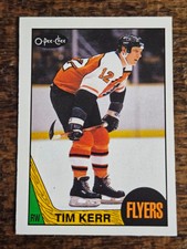 1987-88 O-PEE-CHEE NHL HOCKEY #144 TIM KERR PHILADELPHIA FLYERS