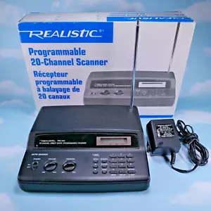 Realistic Scanner Pro 608 Programmable 20 Channel Scanner with Box Tested 100% - Bild 1 von 5