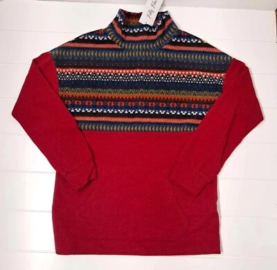 Camisa Filly Flair Mujer Talla Pequeña Nueva Con Etiquetas Pullover Rojo Azteca Foto 1 de 4