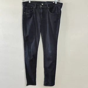 Rag & Bone Skinny Jeans Womens 32 Coal Dark Blue Mid-Rise Stretchy City Casual - Picture 1 of 11