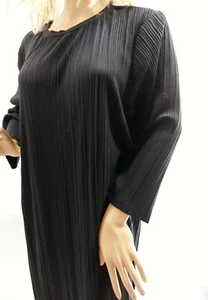 Autograph Size 18 Black Pleat Long Dress RRP£49.50 - Picture 1 of 9