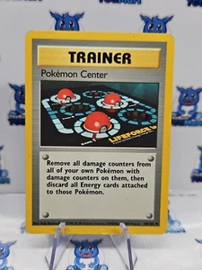 Pokemon Center 85/102 Base Set MP - Imagen 1 de 2
