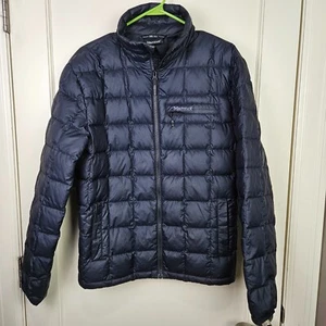 Chaqueta acolchada acolchada Marmot negra 600 relleno abrigo invierno cálido para hombre talla: M - Imagen 1 de 3