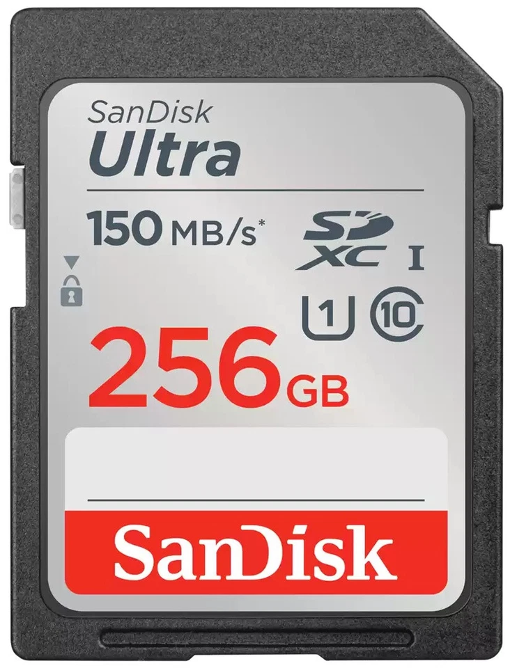 SanDisk Ultra 256 GB UHS-I SDXC Class 10 Speicherkarte (SDSDUNC-256G-GN6IN) - Bild 1 von 1