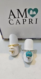 Anello con campanella smaltata portafortuna AmoCapri Argento 925 - Foto 1 di 7