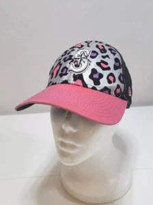 Seattle Mariners Hat Youth Girl’s Baseball Hat Cap Black Pink Cheetah New Era - Picture 1 of 12
