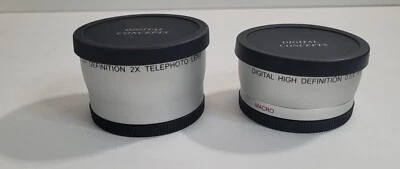 Digital Concepts Lens High Definition Telephoto 2x and Micro 0.5x Wide Angle x2 - Image 1 of 4