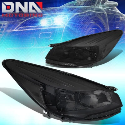 FOR 13-16 FORD ESCAPE SMOKE HOUSING CLEAR CORNER REPLACEMENT HEADLIGHT/LAMP L+R - Изображение 1 из 4