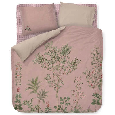 Bettwäsche Bäume Blumen Pip Studio Fata Morgana Pink Perkal Vogel Beeren Blüten - Bild 1 von 4