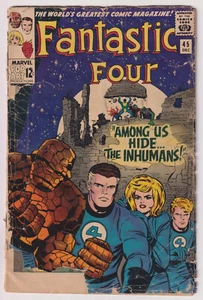 M5637: Fantastic Four #45, Vol 1, mal estado - Imagen 1 de 2