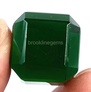CUBO de piedras preciosas sueltas de turmalina verde Nigeria de 57,45 quilates certificado NATURAL 5ATR - Imagen 1 de 7